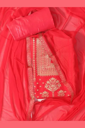 SALWAR STUDIO Floral Printed Unstitched Dress Material