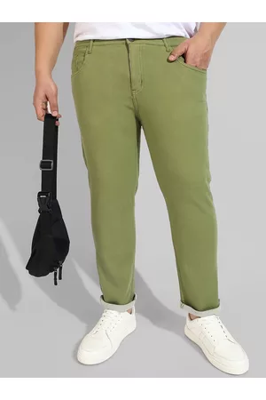 Instafab Men Plus Size Classic Relaxed Fit Stretchable Cotton Jeans