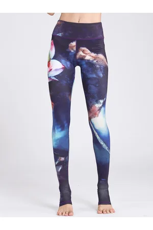 JC Collection Women Printed Rapid-Dry Training Or Gym Tights