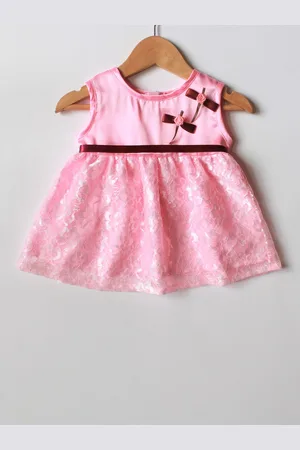 MANY FROCKS & Girls Self Design Fit & Flare Dress