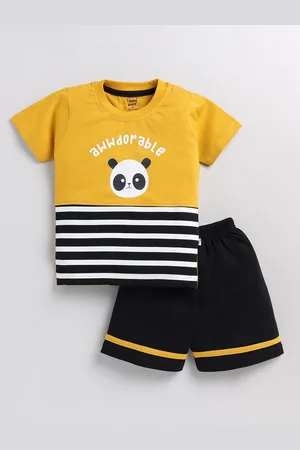 Toonyport Boys Printed Pure Cotton T-shirt with Shorts
