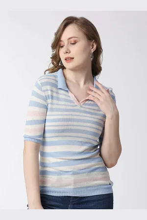 Pepe Jeans Striped Polo Collar Slim Fit T-shirt