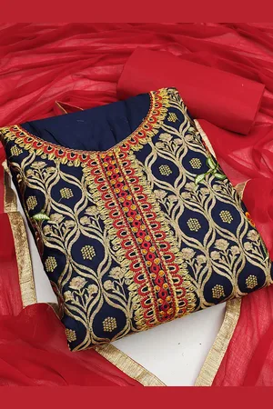 Kalini Embroidered Unstitched Dress Material