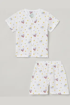 The Boo Boo Club Infants Printed Pure Cotton Sustainable Shirt with Shorts