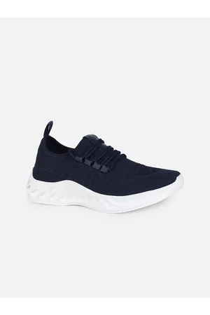 Tokyo Talkies Women Woven Design Comfort Insole Textile Contrast Sole Sneakers