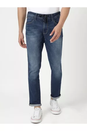 Wrangler Men Relaxed Fit Heavy Fade Stretchable Jeans