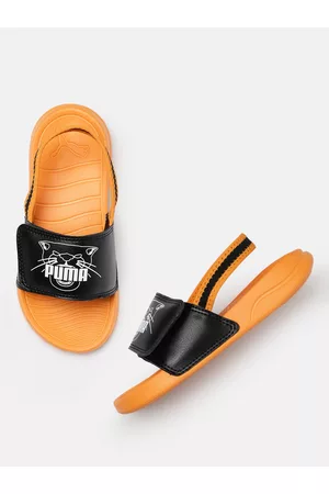 PUMA Kids Printed Sliders