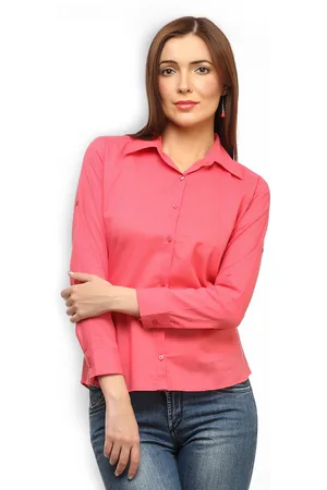 Cation Women Pink Formal Shirt