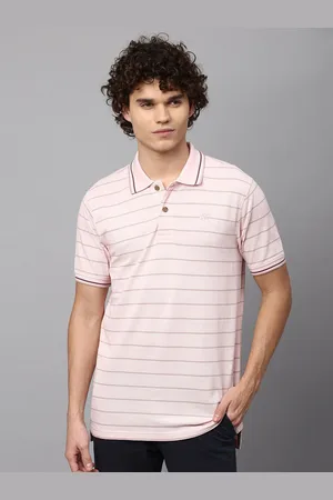 Beverly Hills Polo Club Striped Polo Collar Pure Cotton T-shirt