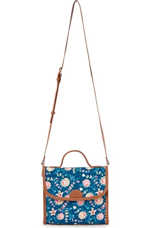 TEAL Floral Printed Sling Bag