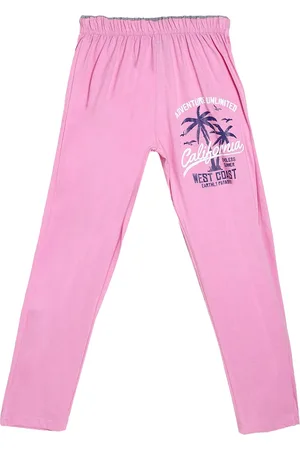 Sweet Angel Boys Pink Pure Cotton Straight-Fit Track Pants
