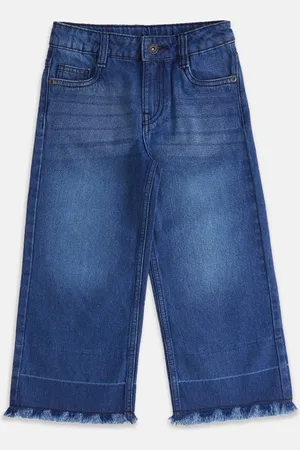 Pantaloons Girls Blue Regular Fit Light Fade Jeans