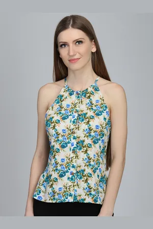 DODO & MOA Women White Printed Top