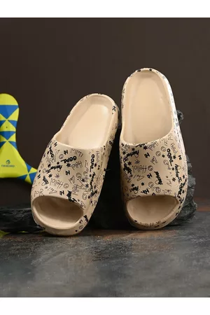 Kook N Keech Women Printed Slip On Croslite Sliders