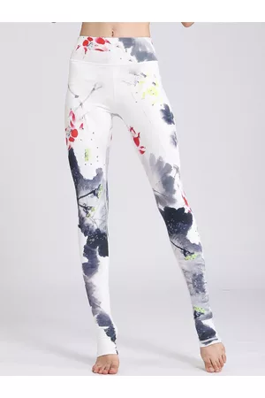 JC Collection Women Printed Rapid Dry Gym Tights