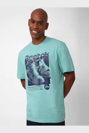 Reebok Men Rbk Classics GS Retro Pump Slim Fit Pure Cotton T-shirt