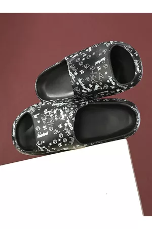 Kook N Keech Women Printed Slip On Croslite Sliders