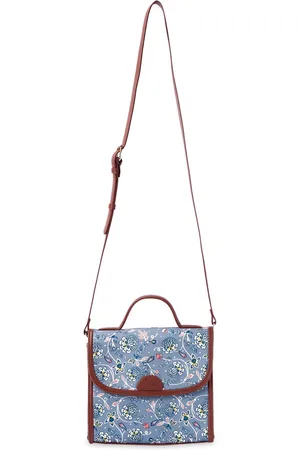 TEAL Floral Printed Sling Bag