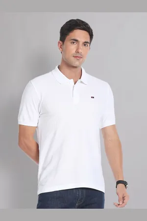 Arvind Polo Collar Slim Fit Pure Cotton T-shirt