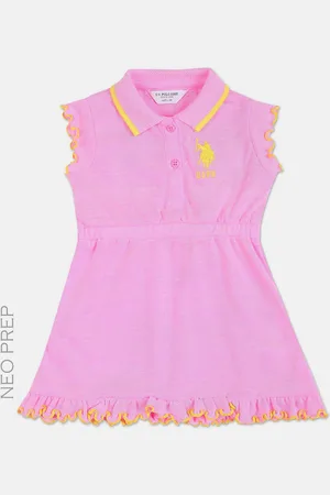 Ralph Lauren Girls Pure Cotton A-line Dress