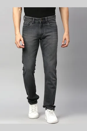 HJ HASASI Men Relaxed Fit Light Fade Stretchable Cotton Jeans