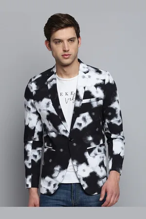 SHOWOFF Men Printed Single-Breasted Blazer