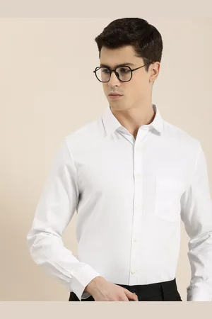 Invictus Men Self Design Textured Slim Fit Formal Shirt