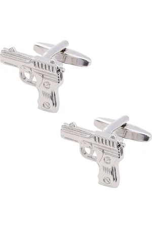 The Tie Hub Silver-Plated Shot Gun Cufflink