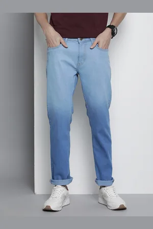 The Indian Garage Co Straight Fit Stretchable Ombre Jeans