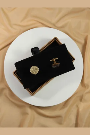 Tossido Gold-Plated Floral Cufflink