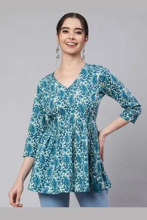 Jaipur Cotton Floral Print Cotton Top