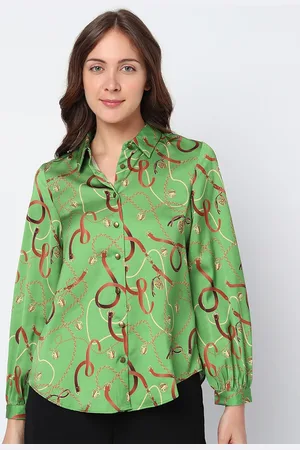 VERO MODA Slim Fit Puff Sleeves Casual Shirt Style Top