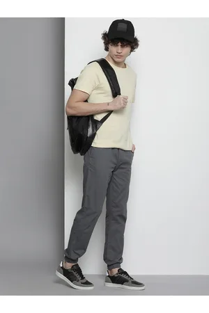 The Indian Garage Co Men Mid-Rise Slim Fit Joggers