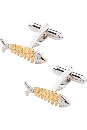 The Tie Hub Silver-Plated Quirky Cufflink