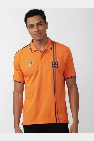 Peter England Men Polo Collar Cotton T-shirt