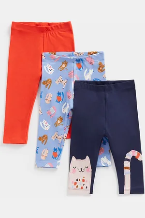 Mothercare Infant Girls Pack Of 3 Leggings