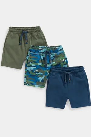 Mothercare Boys Pack of 3 Pure Cotton Shorts