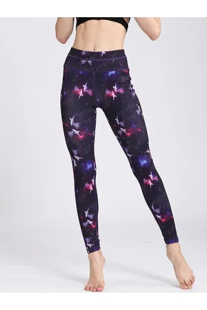 JC Collection Women Printed Rapid-Dry Tights