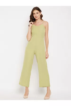 MADAME Women Shoulder Straps Basic Jumpsuit