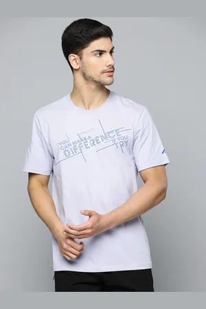 Alcis Men Typography Printed Anti Static Sports T-shirt