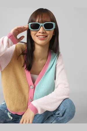 ONLY Women Rectangle Sunglasses with UV Protected Lens