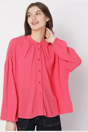 VERO MODA Batwing Sleeves Shirt Style Top