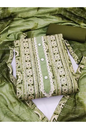 Kalini Embroidered Unstitched Dress Material With Dupatta