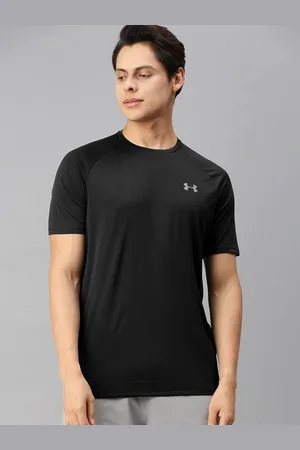 Under Armour Men Black Tech 2.0 Solid T-Shirt