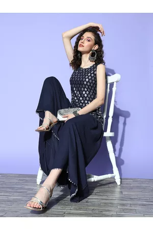 Ahalyaa Printed Tunic & Palazzo Co-ords