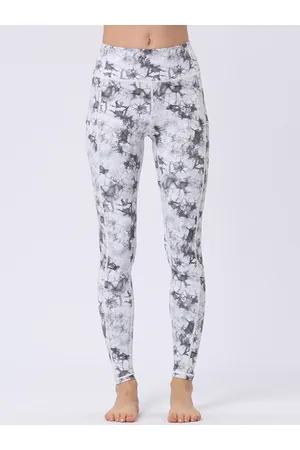 JC Collection Women Printed High-Rise Tights