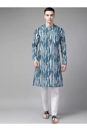 See Designs Anstract Printed Pocket Detailed Straight Kurta