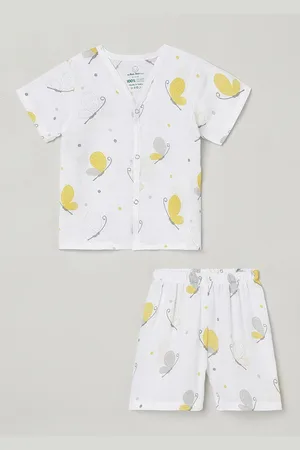 The Boo Boo Club Kids Infants Pure Cotton Printed Sustainable Shirt with Shorts