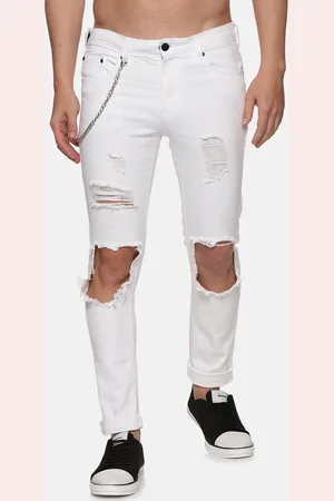 KULTPRIT Men Skin Tight Skinny Fit Highly Distressed Stretchable Jeans