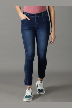 SHOWOFF Women High-Rise Light Fade Stretchable Cotton Jeans
